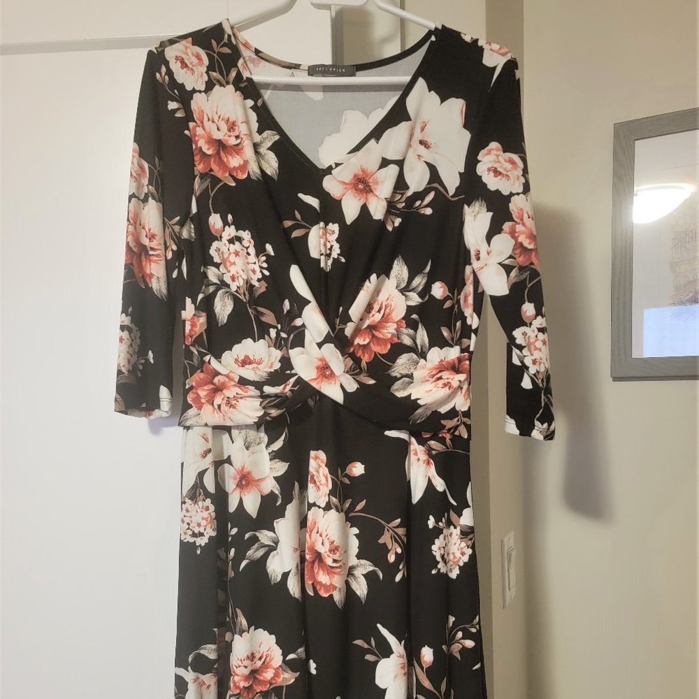 Floral Half Sleeve Dress